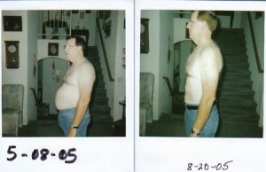 before and after weight loss pictures